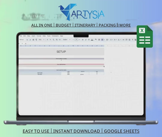 Artysia Travel Planner - ᴀʟʟ ɪɴ ᴏɴᴇ | ʙᴜᴅɢᴇᴛ | ɪᴛɪɴᴇʀᴀʀʏ | ᴘᴀᴄᴋɪɴɢ & ᴍᴏʀᴇ